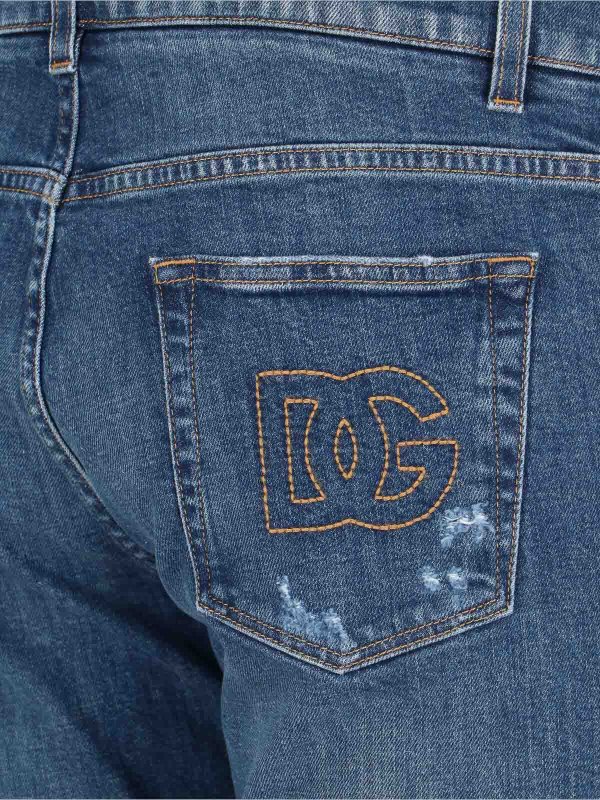 Jeans Boot-Cut - Azul shop online: DOLCE & GABBANA
