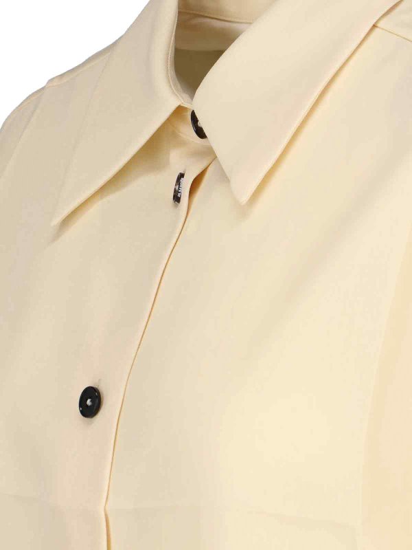 The Best Shops JIL SANDER: shirts - Virgin Wool Shirt