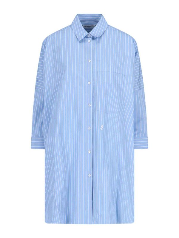 JIL SANDER: Hemden - Hemd - Blau