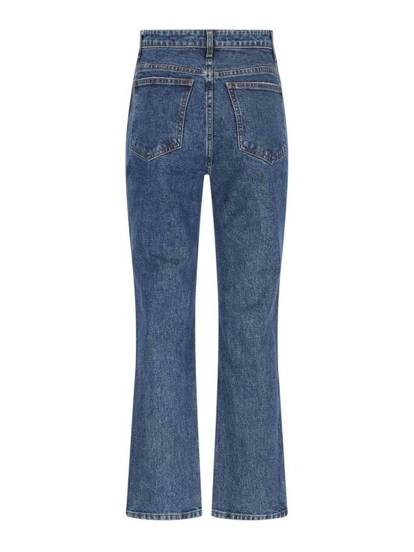 KHAITE: Jeans évasés online - Jean Bootcut - Bleu