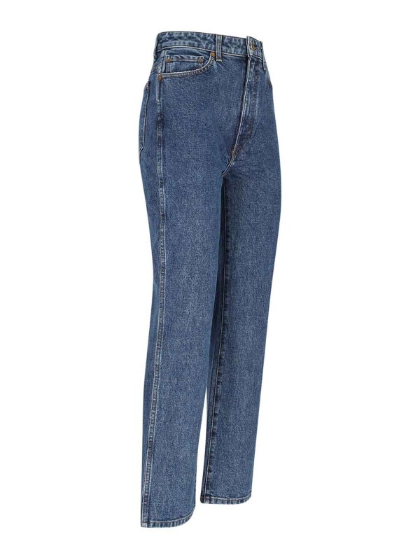 The Best Shops KHAITE: Jeans évasés - Jean Bootcut - Bleu