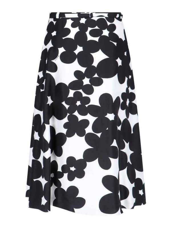 Marni: Faldas media pierna y semilargas online - Falda Semilarga - Negro