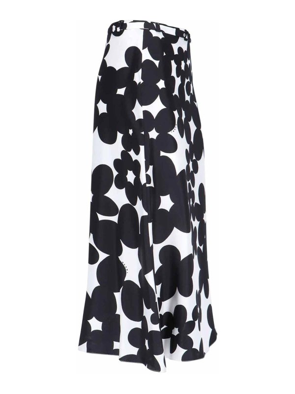 The Best Shops Marni: Faldas media pierna y semilargas - Falda Semilarga - Negro