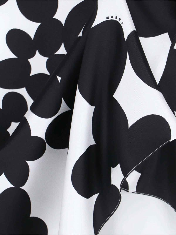 Falda Semilarga - Negro shop online: Marni