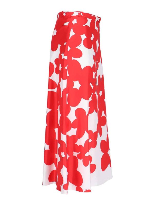 The Best Shops Marni: Knee length skirts & Midi - Silk Midi Skirt