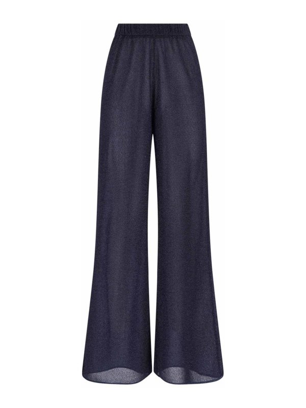 OSÉREE: カジュアルトラウザー - カジュアルパンツ - ブルー