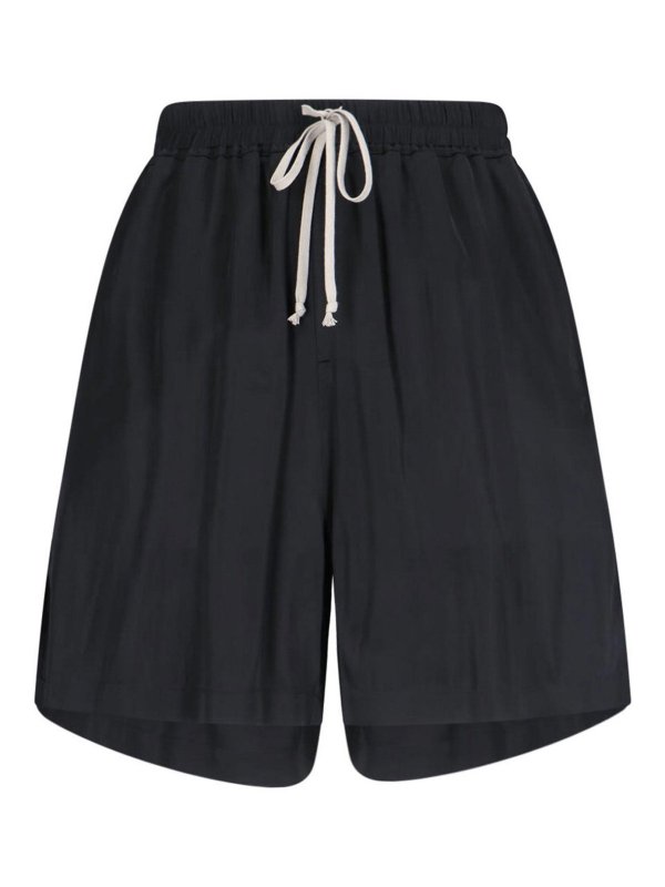 RICK OWENS: トラウザーショーツ - ショートパンツ - 黒