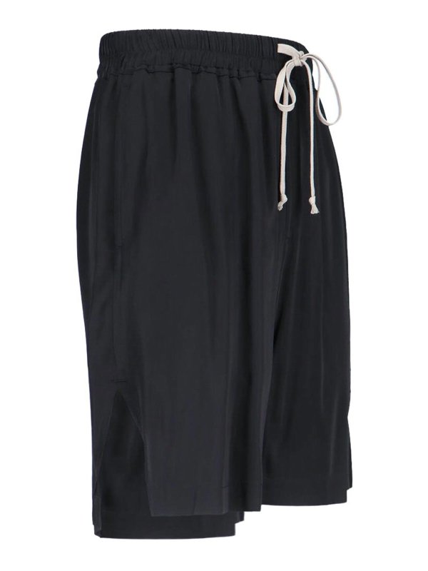 The Best Shops RICK OWENS: トラウザーショーツ - ショートパンツ - 黒