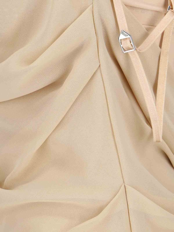 Vestido Midi - Beis shop online: The Attico