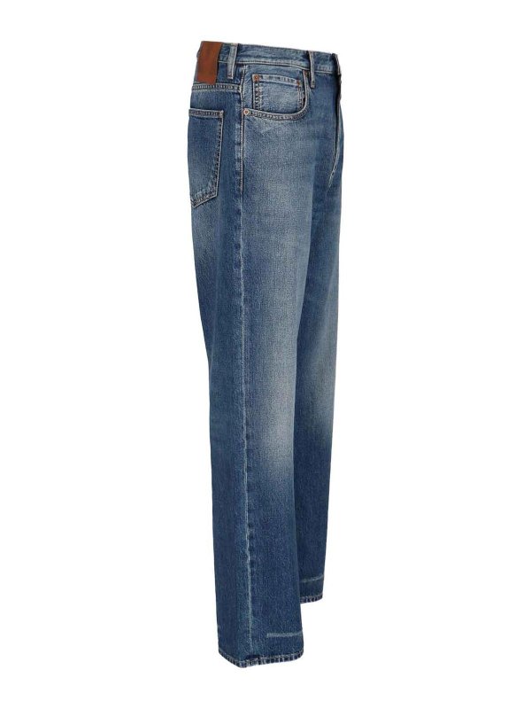 The Best Shops VALENTINO: ブーツカットジーンズ - ブーツカットジーンズ - ブルー