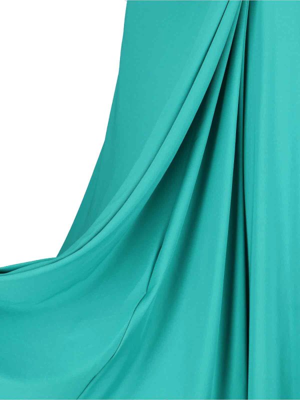 マキシドレス - 緑 shop online: VICTORIA BECKHAM