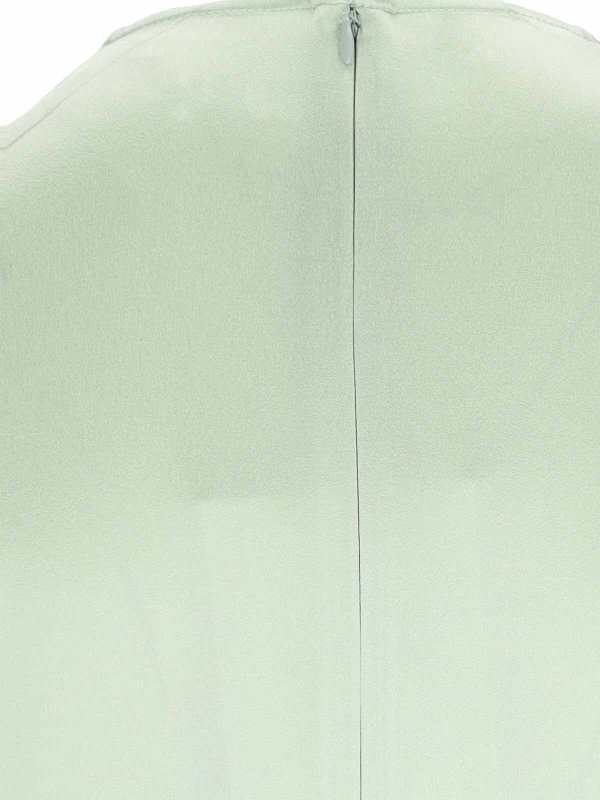 膝丈ドレス - 緑 shop online: VICTORIA BECKHAM