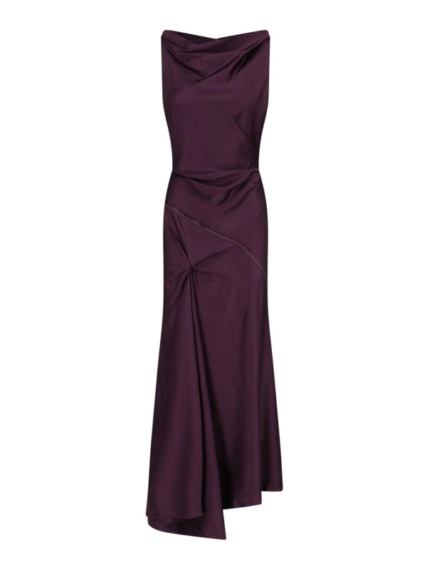 VICTORIA BECKHAM: マキシドレス - マキシドレス - 紫