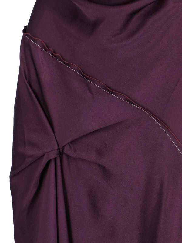 マキシドレス - 紫 shop online: VICTORIA BECKHAM