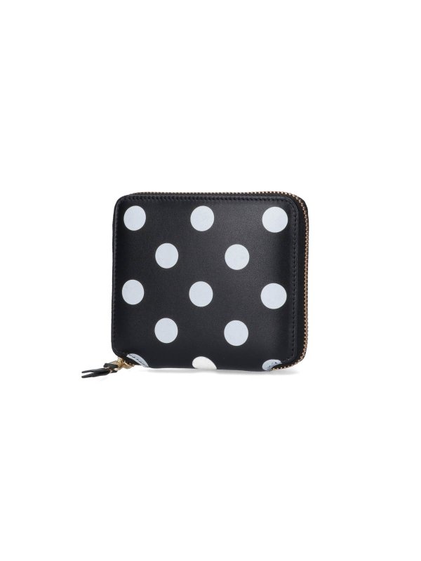 COMME DES GARCONS: wallets & purses online - Polka Dot Zip Wallet