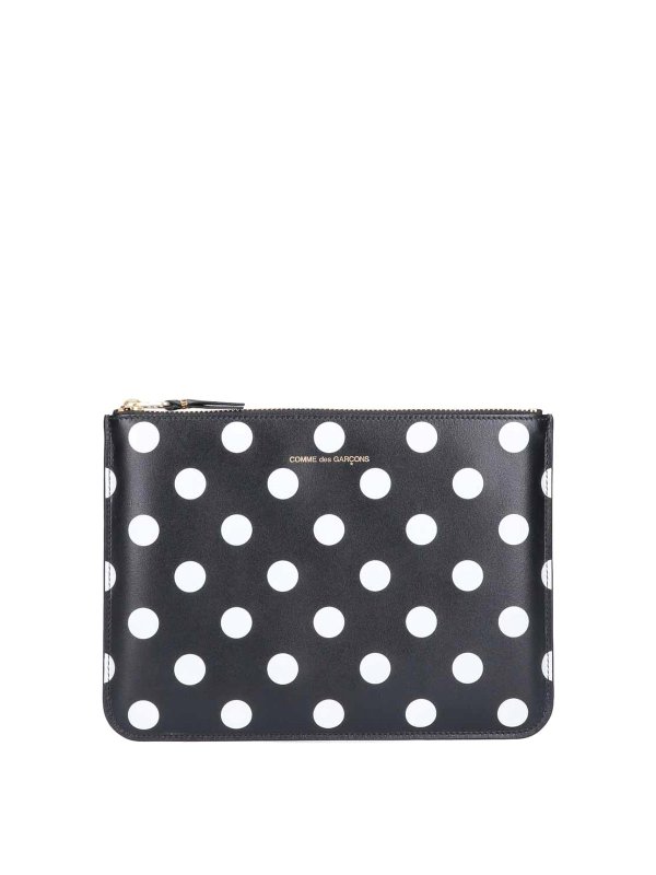 COMME DES GARCONS: wallets & purses - Polka Dot Zip Wallet