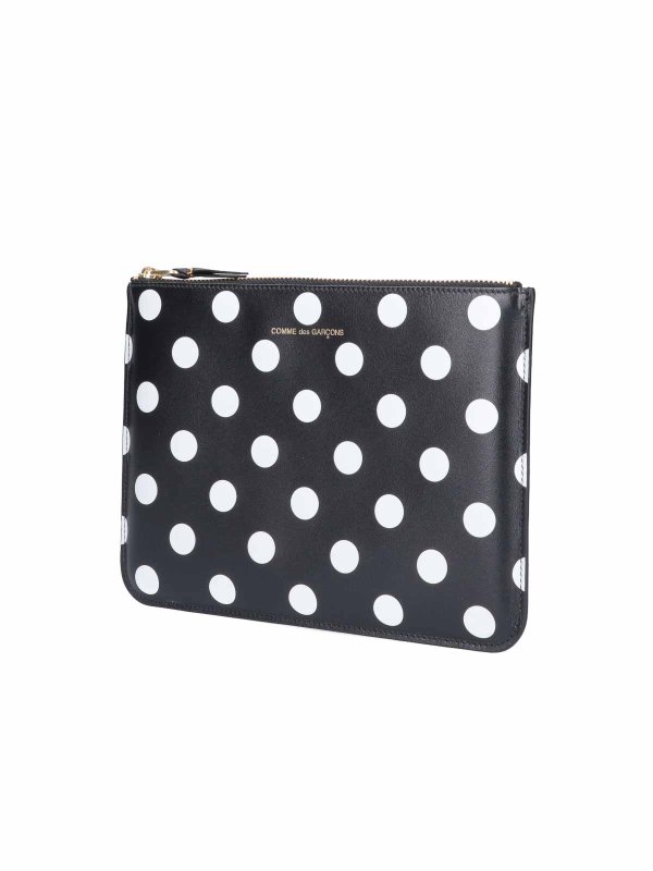 COMME DES GARCONS: wallets & purses online - Polka Dot Zip Wallet