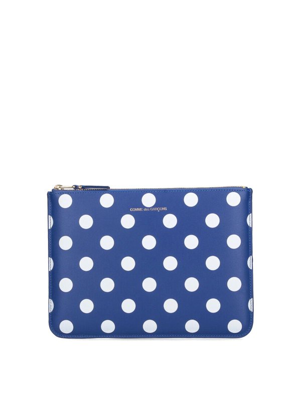 COMME DES GARCONS: wallets & purses - Polka Dot Zip Wallet