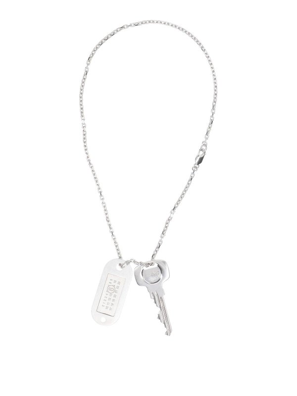 MM6 MAISON MARGIELA: ネックレス - ネックレス/チョーカー - 銀