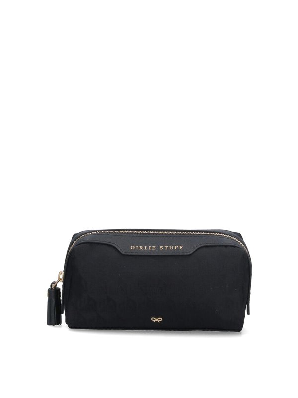 Anya Hindmarch: Bolso clutch - Bolso Clutch - Negro