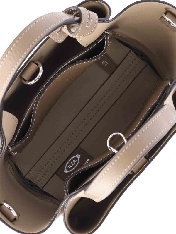 クロスボディバッグ - ベージュ shop online: TOD