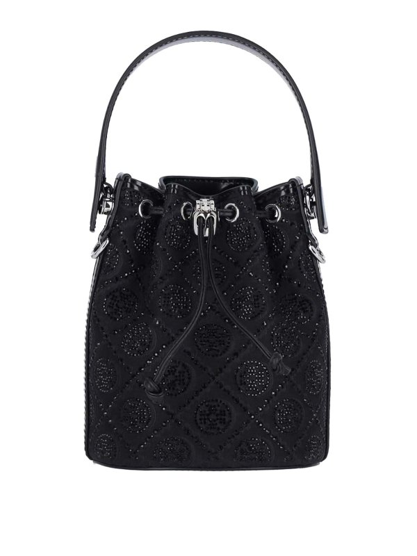 TORY BURCH: cross body bags - Mini Bag With Rhinestones
