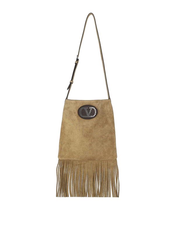 VALENTINO GARAVANI: shoulder bags - Shoulder Bag With Fringes