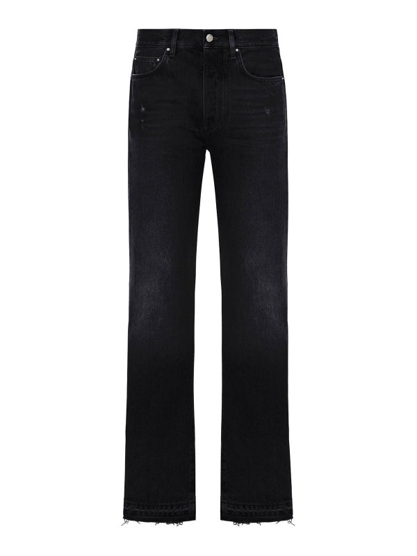 AMIRI: Jeans évasés - Jean Bootcut - Noir