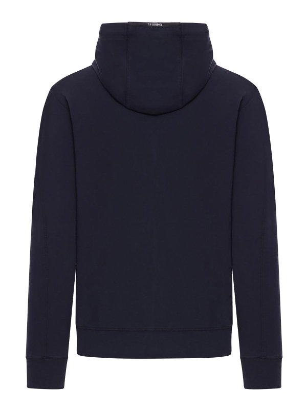 C.P. COMPANY: Sweatshirts & Sweaters online - Light Fleece Full Zip Hooded Sweatshirt