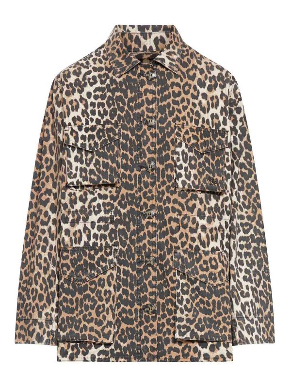 GANNI: カジュアルジャケット - カジュアルジャケット - ヌードカラー