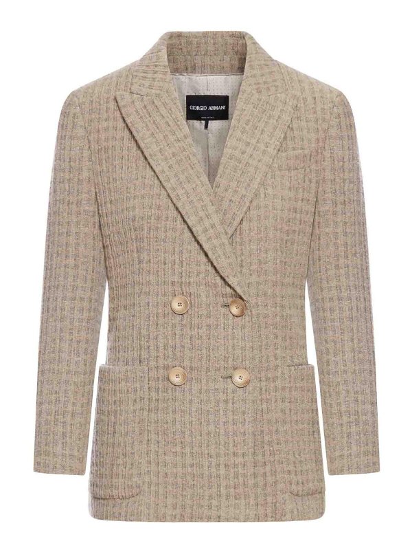 GIORGIO ARMANI: Casualjacken - Casualjacke - Grau