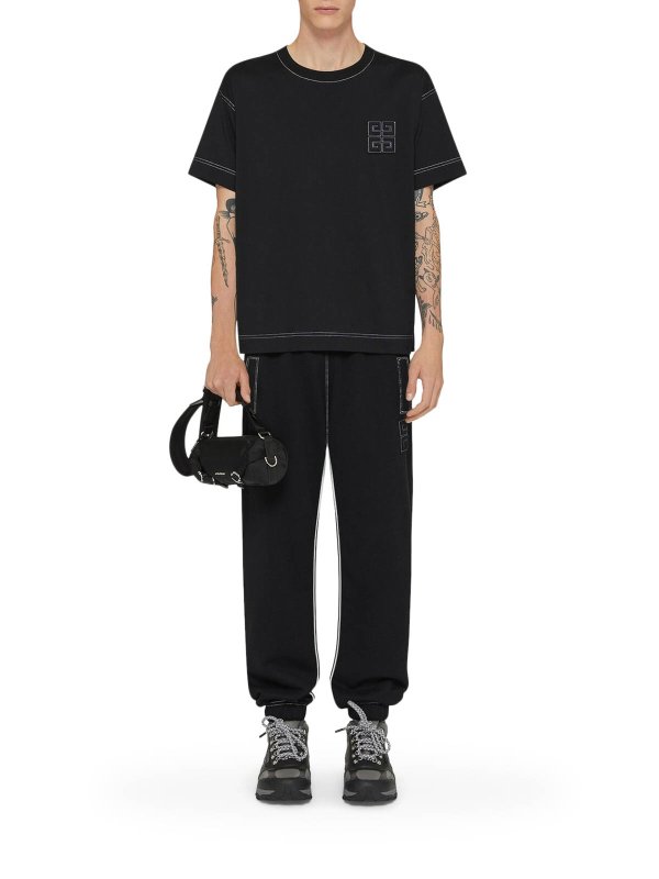 GIVENCHY: casual trousers online - 4G Joggerg Pants In Fleece