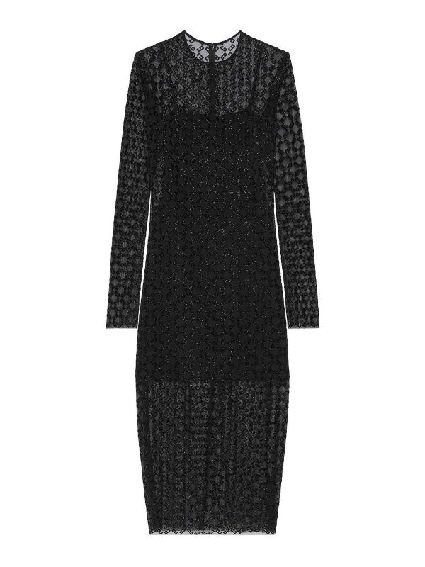 GIVENCHY: Vestidos media pierna - Vestido Midi - Negro