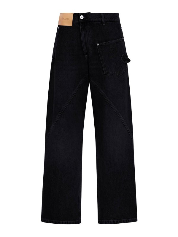 J.W. ANDERSON: Bootcut - Bootcut Jeans - Schwarz