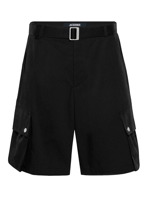 JACQUEMUS: Hosen Shorts - Shorts - Schwarz