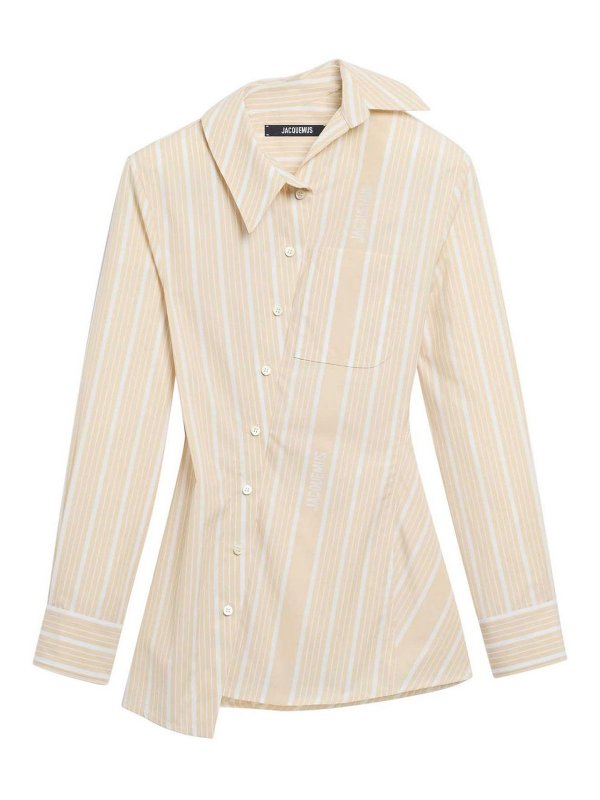 JACQUEMUS: シャツ - シャツ - ヌードカラー