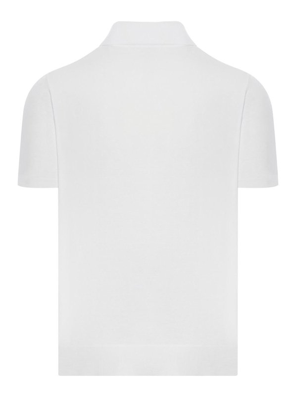 KITON: polo shirts online - Polo With Zip