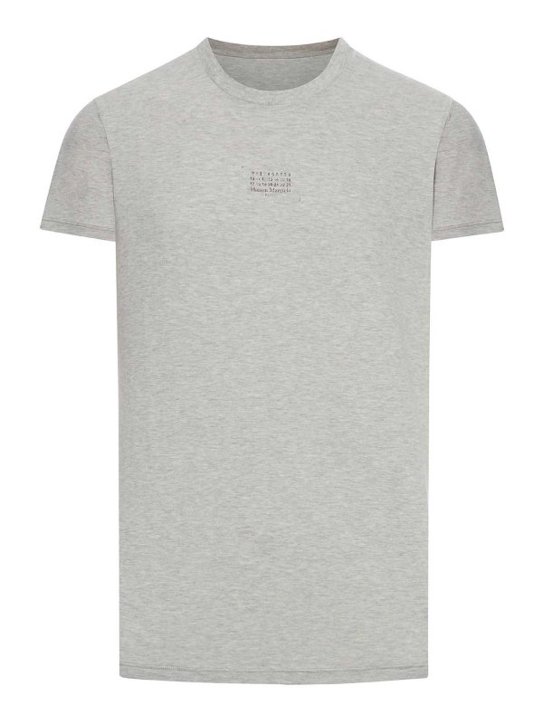 Maison Margiela: T-shirts - T-Shirt - Grau