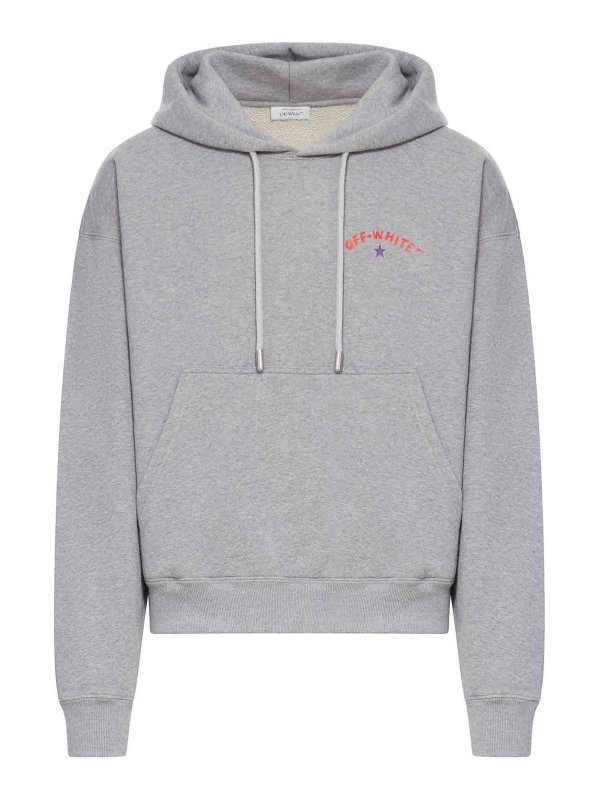 OFF-WHITE: Sudaderas y suéteres - Sudadera - Gris