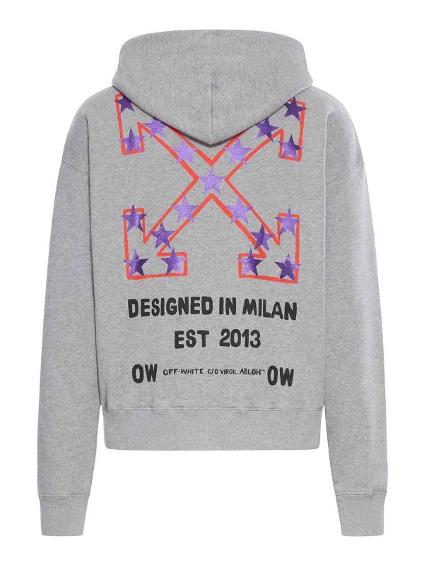 OFF-WHITE: Sudaderas y suéteres online - Sudadera - Gris