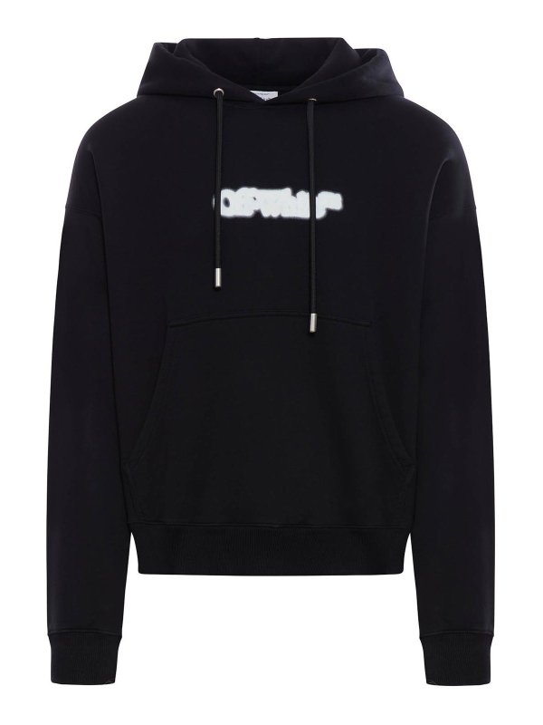 OFF-WHITE: スウェット＆セーター - スウェットシャツ/セーター - 黒