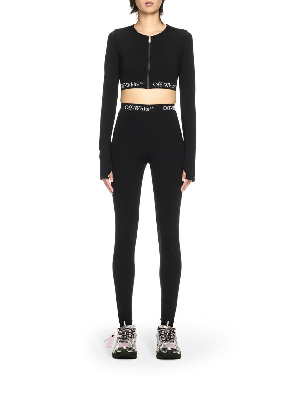 OFF-WHITE: レギンス online - レギンス - 黒