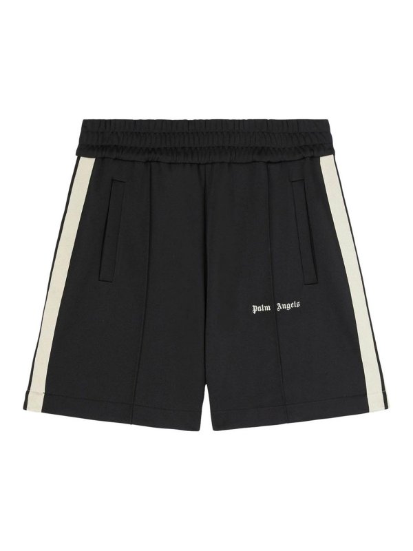 Palm Angels: トラウザーショーツ - ショートパンツ - 黒