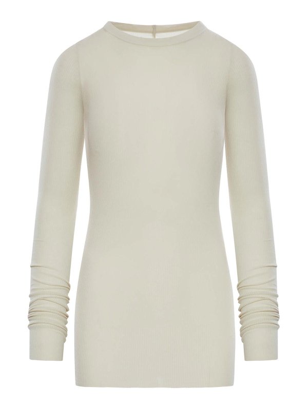 RICK OWENS: Tシャツ - Tシャツ - ヌードカラー