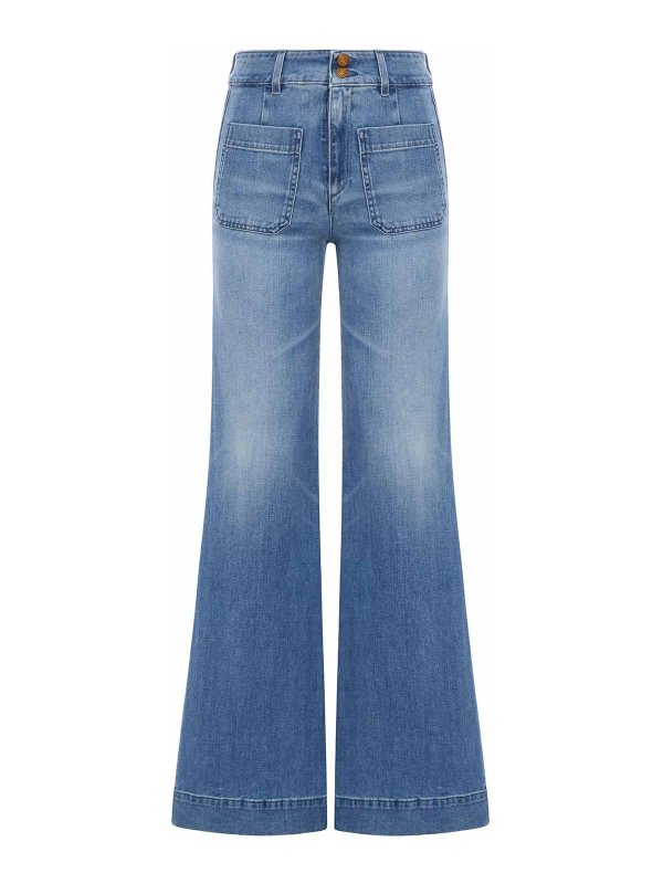 SEAFARER: ブーツカットジーンズ - ブーツカットジーンズ - ブルー