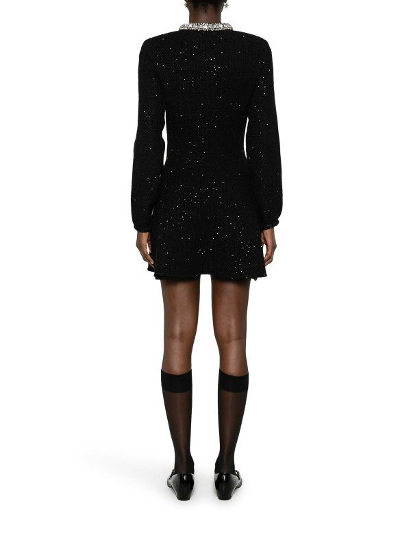 Mini Dress With Sequins shop online: Self Portrait