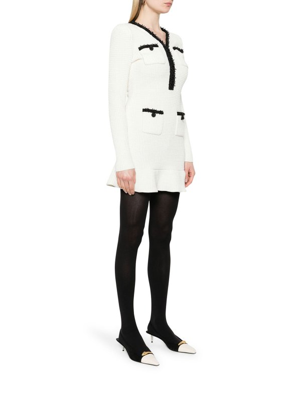 The Best Shops Self Portrait: Vestidos cortos - Vestido Corto - Blanco