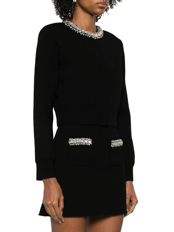 The Best Shops Self Portrait: cardigans - Cardigan With Decorations