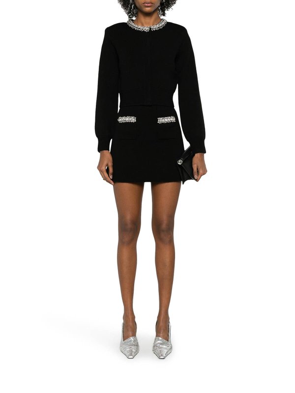 Self Portrait: minigonne online - Minigonna Con Decorazioni