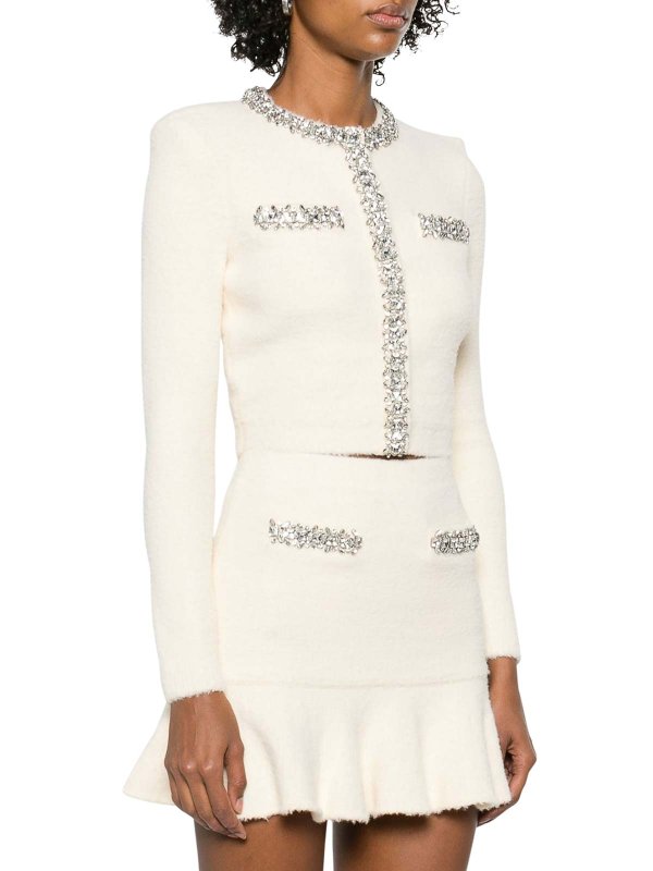 The Best Shops Self Portrait: cardigans - Knitted Cardigan With Applications